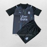 Camiseta Olympique Marsella Portero Nino 2021-22 Negro