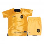 Camiseta Paises Bajos Primera Nino 2022
