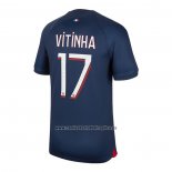 Camiseta Paris Saint-Germain Jugador Vitinha Primera 2023-24