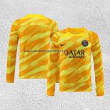 Camiseta Paris Saint-Germain Portero Manga Larga 2023-24 Amarillo