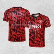 Camiseta de Entrenamiento Manchester United 2023-24 Rojo