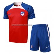 Chandal del Atletico Madrid Manga Corta 2023-24 Rojo - Pantalon Corto