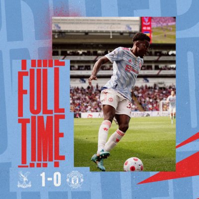 Manchester United 0-1 Palacio de Cristal