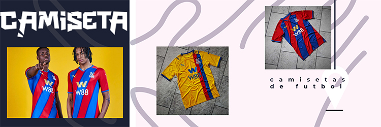 camisetas futbol Crystal Palace